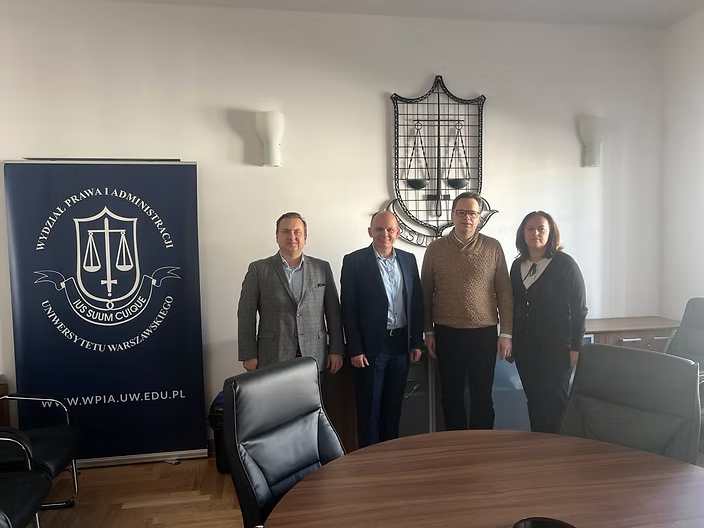 Делегація юридичного факультету обговорила партнерські освітні проекти з Варшавським Університетом