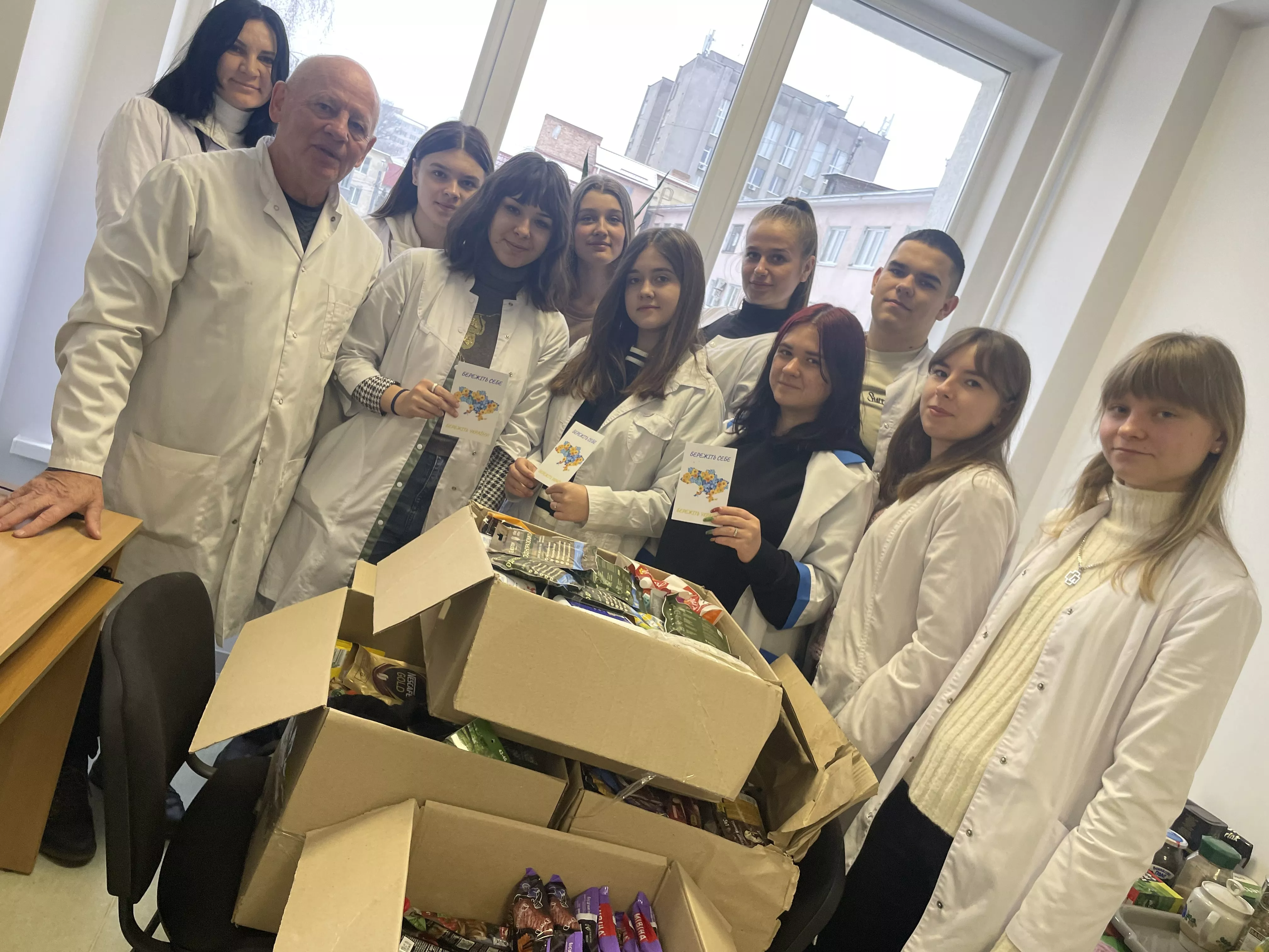 Студенти медичного факультету підтримують захисників на «нулі»