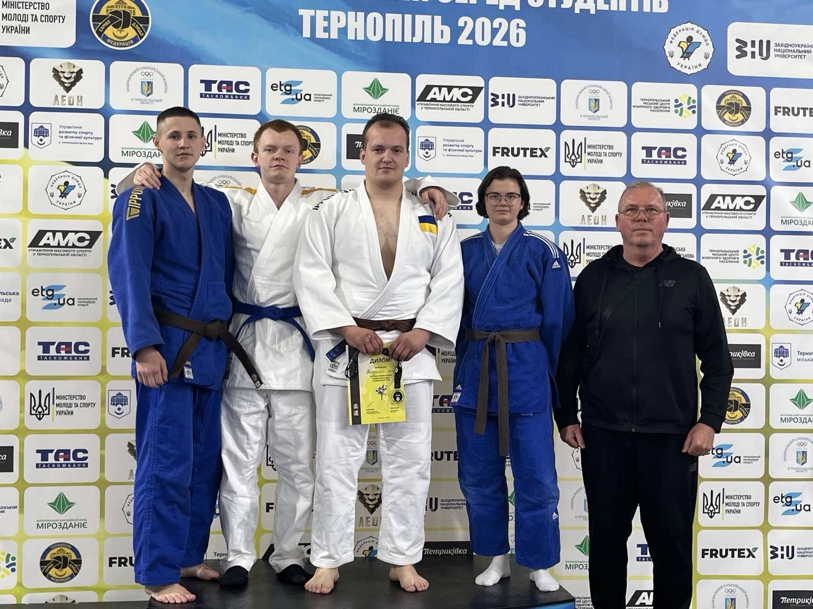 Спортсмени Університету змагалися на Чемпіонаті України серед студентів з дзюдо 