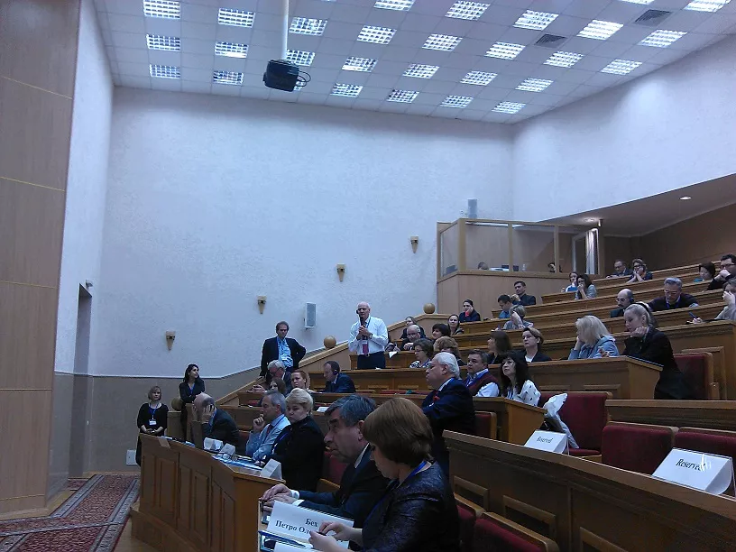 The Taras Shevchenko National University of Kyiv hosted a national seminar in the framework of “Fostering Sustainable and Autonomous Higher Education Systems in the Eastern Neighbouring Area” Tempus Project on October, 6, 2013. The Eastern European National University is one of the Ukrainian domestic partners of this project together with the Ministry of Education and Science of Ukraine, Rectors' Union, Taras Shevchenko National University of Kyiv, Donetsk National University, Illia Mechnykov Odessa Nationa