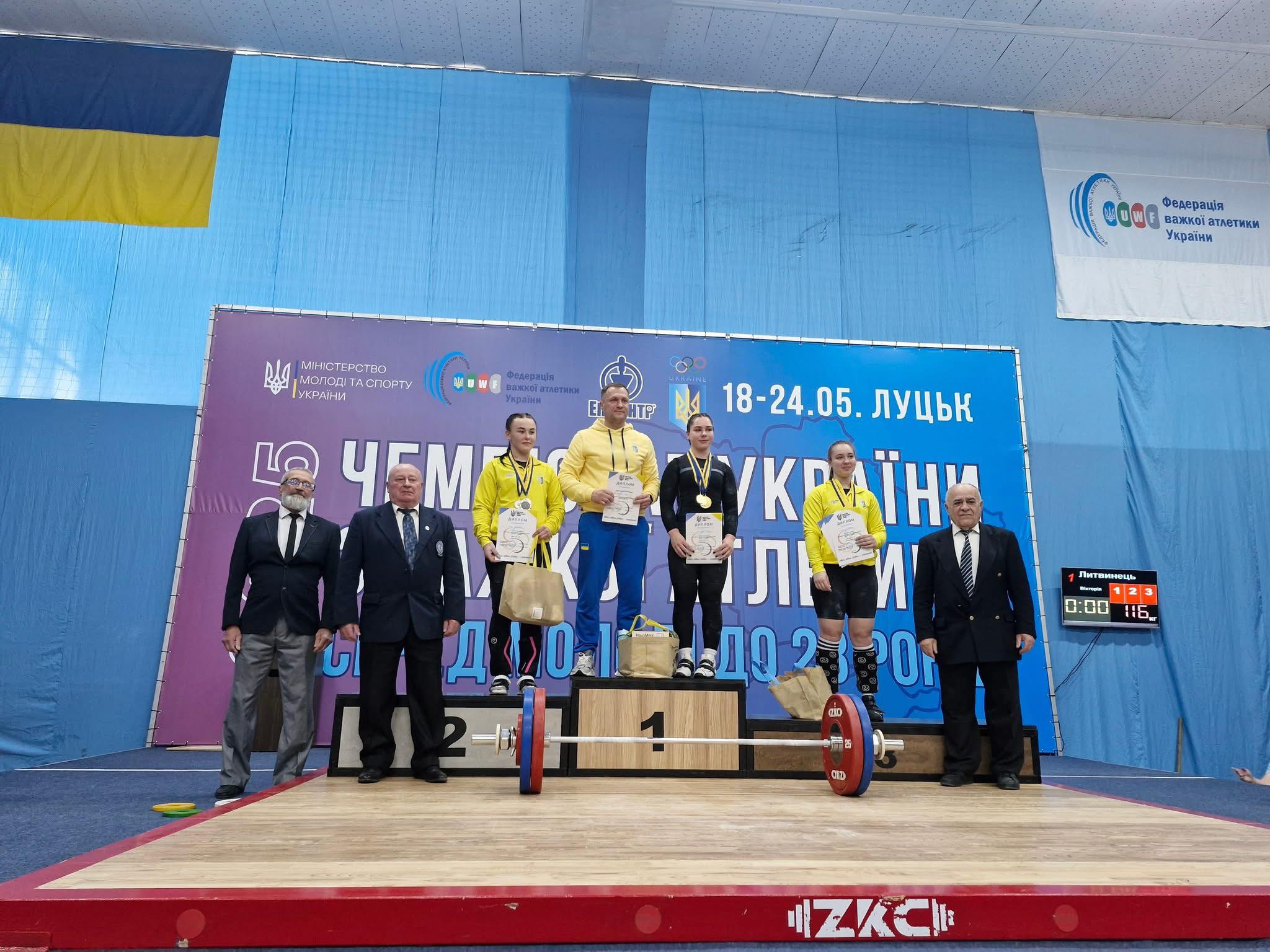 Спортсменки Університету вибороли перемогу чемпіонату України  з важкої атлетики 
