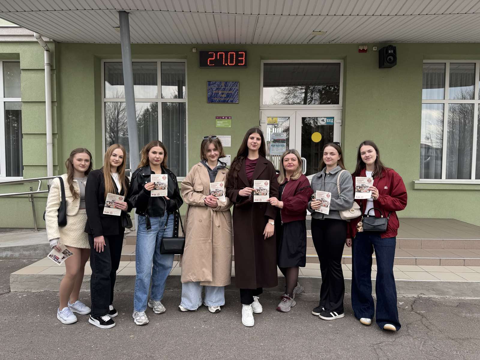 Екскурсійний супровід учасників ІІІ етапу Всеукраїнської учнівської олімпіади –  ініціатива здобувачів ВНУ імені Лесі Українки 