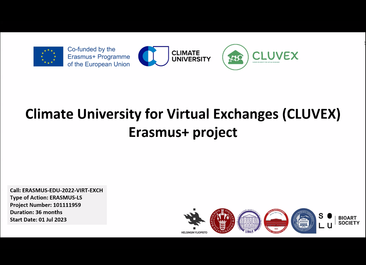 Здобувачі освіти кафедри економічної та соціальної географії долучилися до проєкту CLUVEX програми Erasmus+