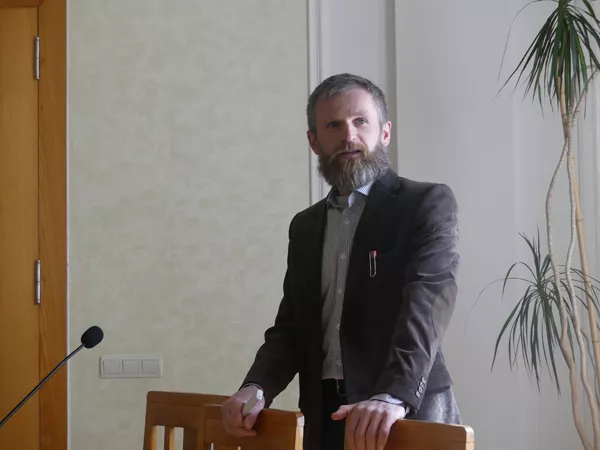 Презентація програми німецької економіки для України координатором проекту Андрієм Гончаруком