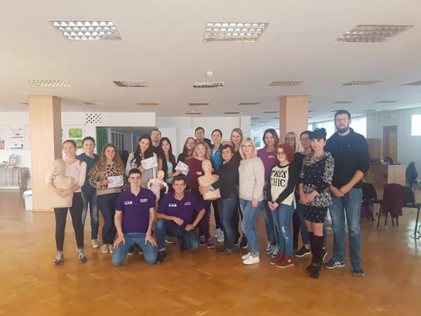 В «А-В HuB» вчили надавати першу медичну допомогу