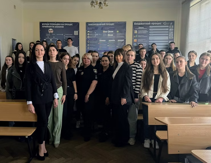 Студенти юридичного факультету ознайомилися з особливостями роботи підрозділів ювенальної превенції Нацполіції України
