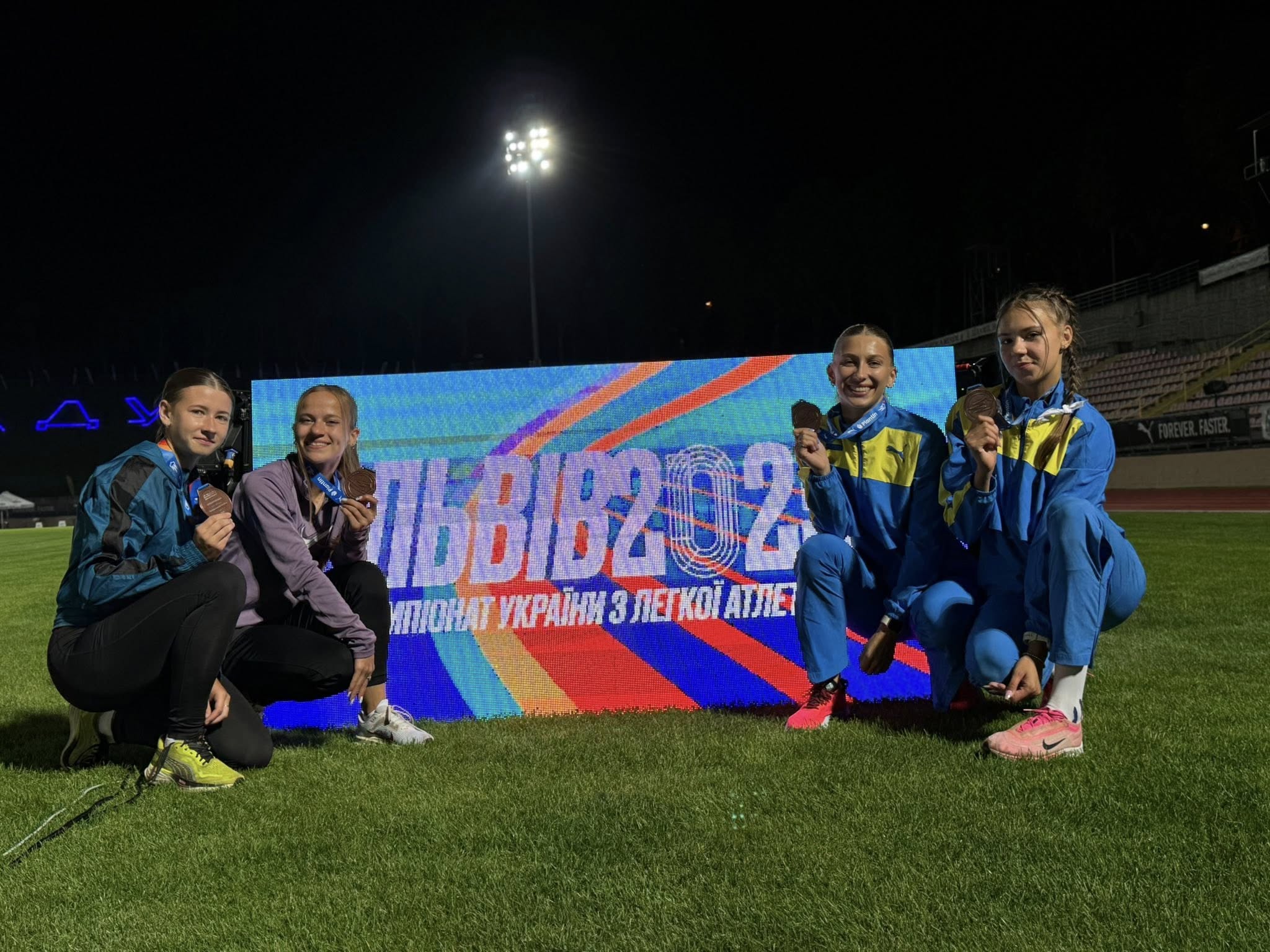 Легкоатлетки Університету вибороли бронзу на чемпіонаті України