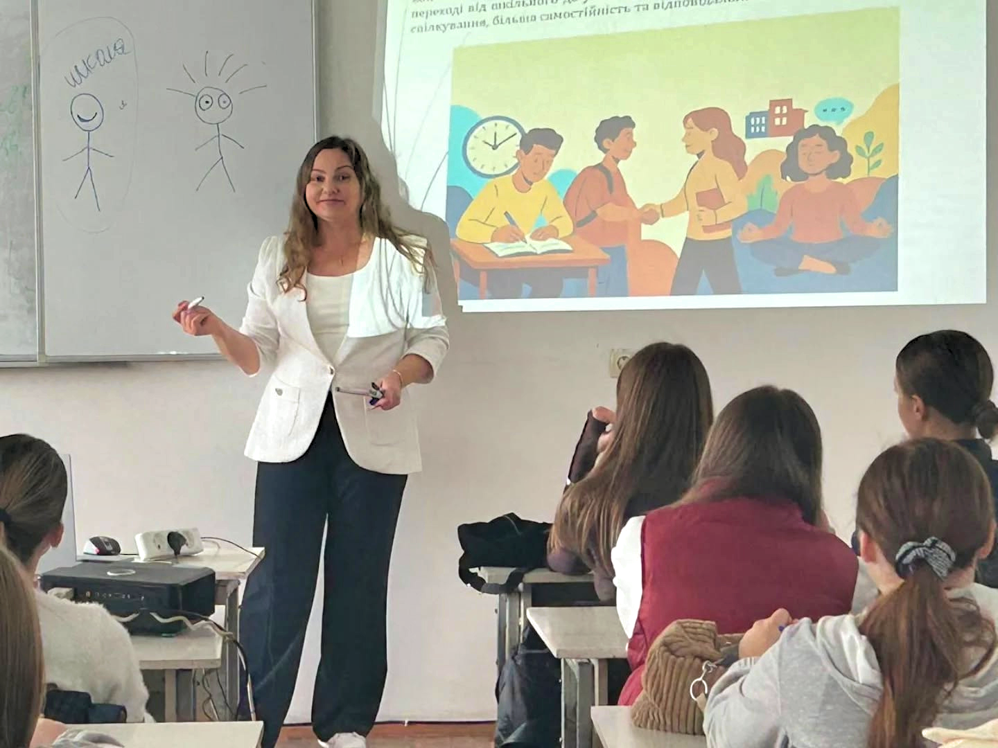 В Університеті провели лекцію-тренінг із психологічної підтримки першокурсників