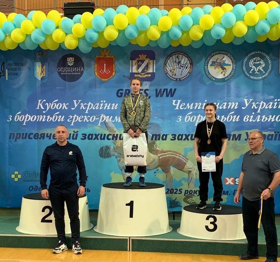 Спортсменка Університету – переможниця  Кубку України  з вільної боротьби