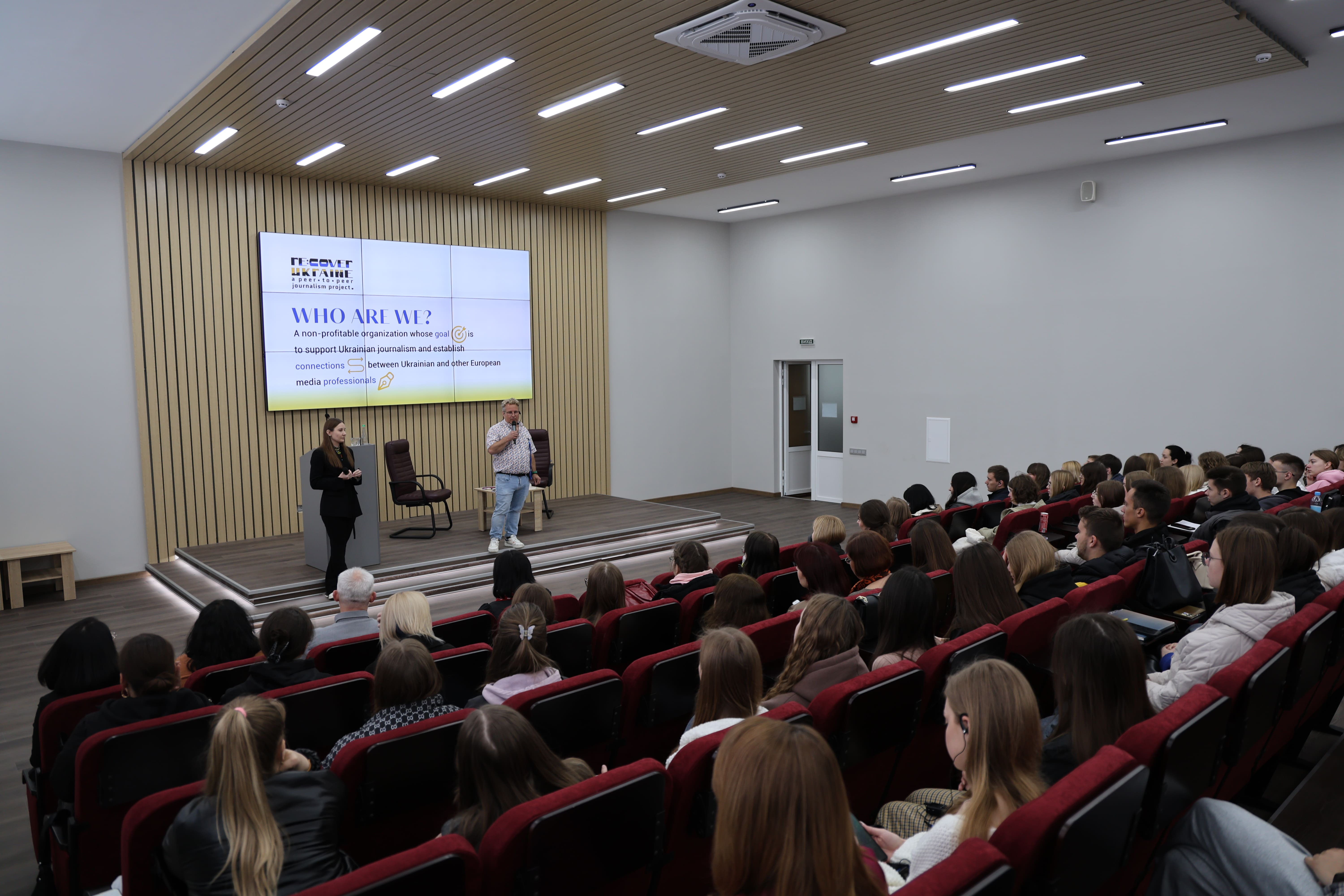 Данський журналіст Мортен Гансен в Університеті: діалог про медіа, демократію та партнерство