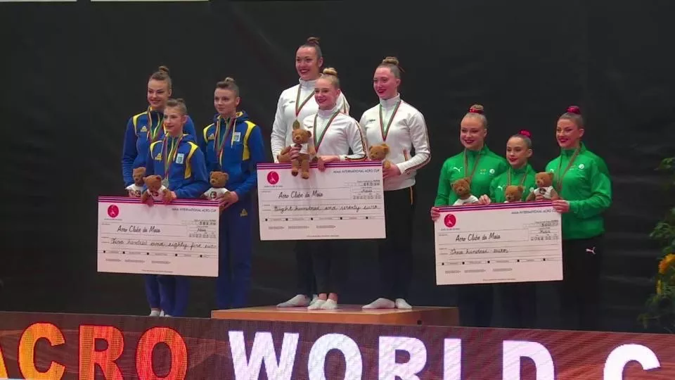 Наші студентки – «срібні» призери Кубка світу зі спортивної акробатики