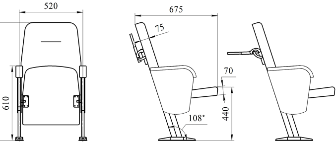 Оголошено закупівлю на аудиторні крісла з пюпітром