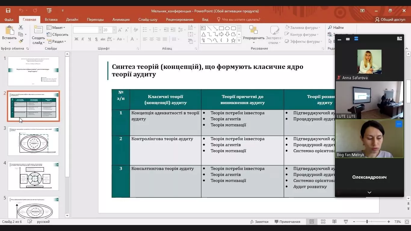 Результати наукового стажування: досвід кафедри обліку і оподаткування