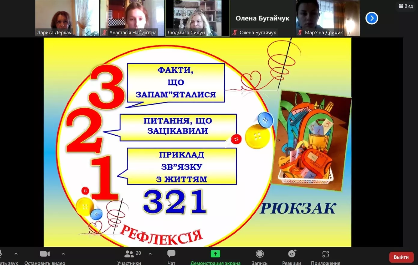 Рефлексія – необхідний компонент сучасного уроку літератури 