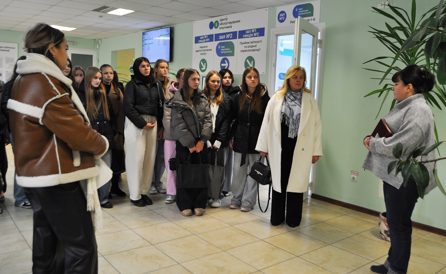 Студенти ознайомилися з роботою Центру обслуговування платників податків