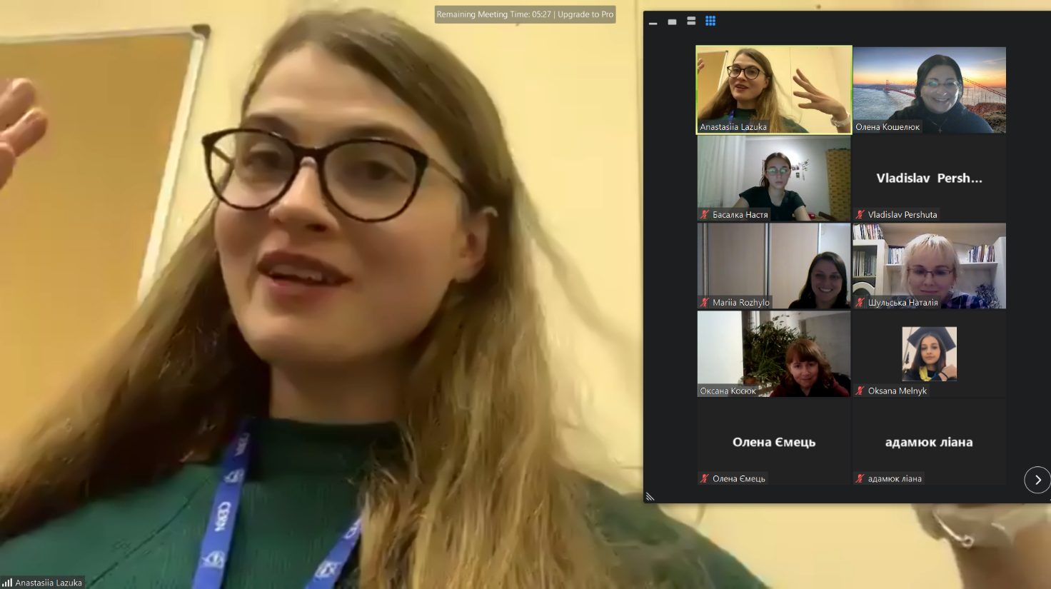 Міжкультурна зустріч із комунікаційницею найбільшої у світі лабораторії фізики високих енергій, випускницею журналістики Анастасією Лазукою