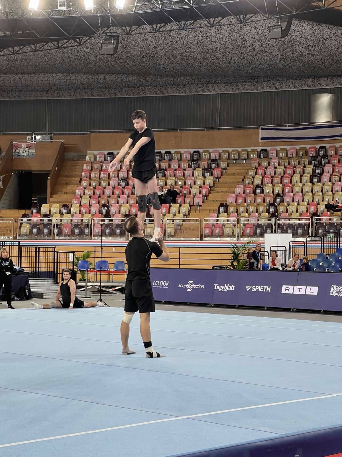 Спортсмен Університету змагався на чемпіонаті Європи зі спортивної акробатики