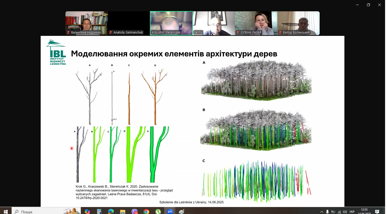 Викладачі кафедри лісового та садово-паркового господарства взяли участь в онлайн-семінарі з польськими колегами
