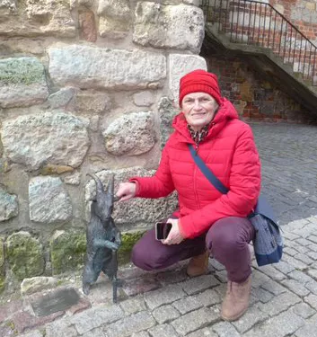  Біля символу Любліна (koziołka) у старому місті