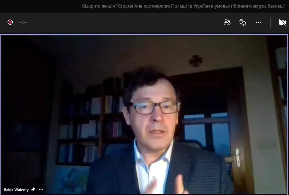 Студенти-міжнародники поспілкувалися з професором Люблінського університету імені Марії Кюрі-Склодовської