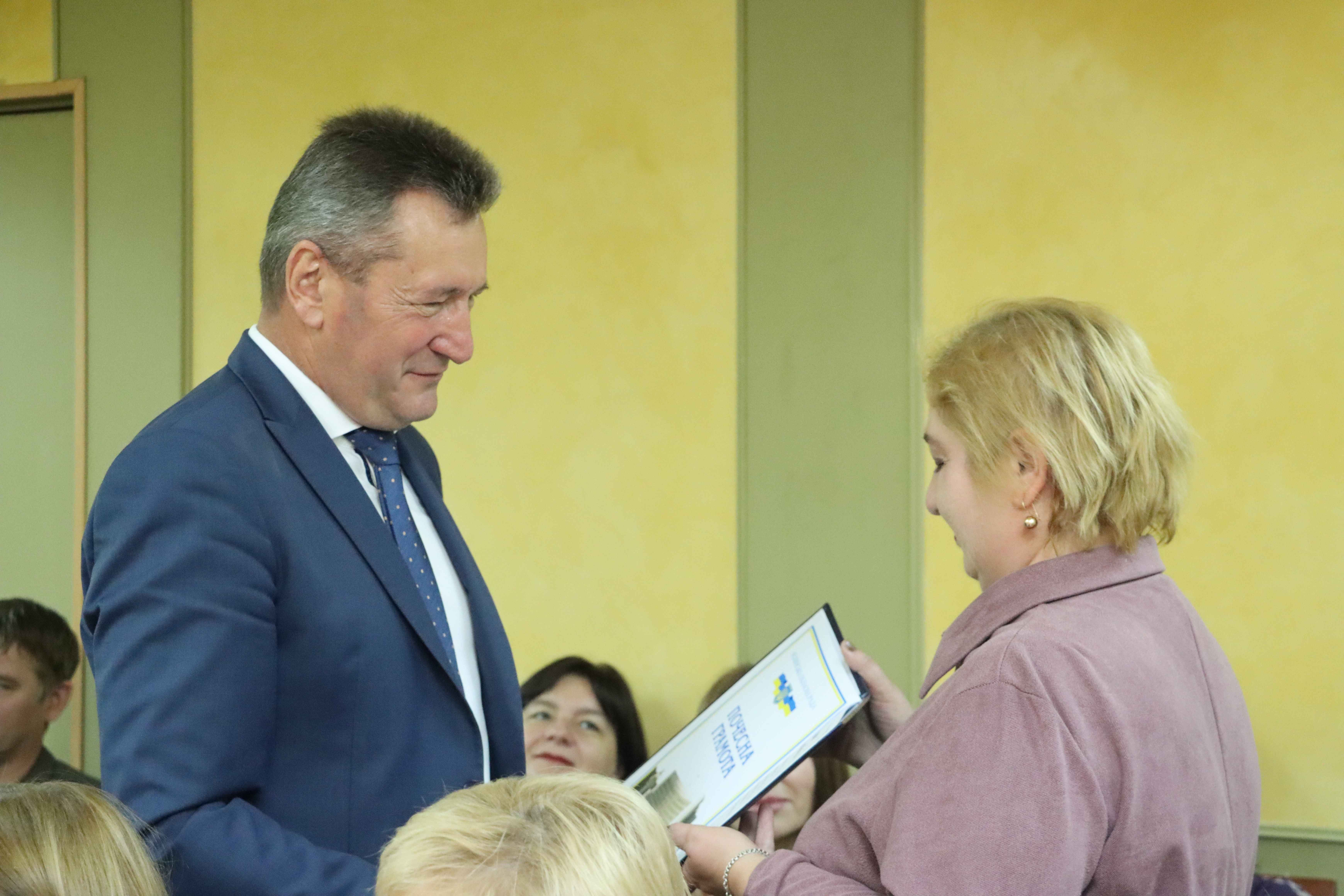 Відбулось урочисте засідання вченої ради з нагоди Дня працівників освіти та Дня захисників і захисниць України 