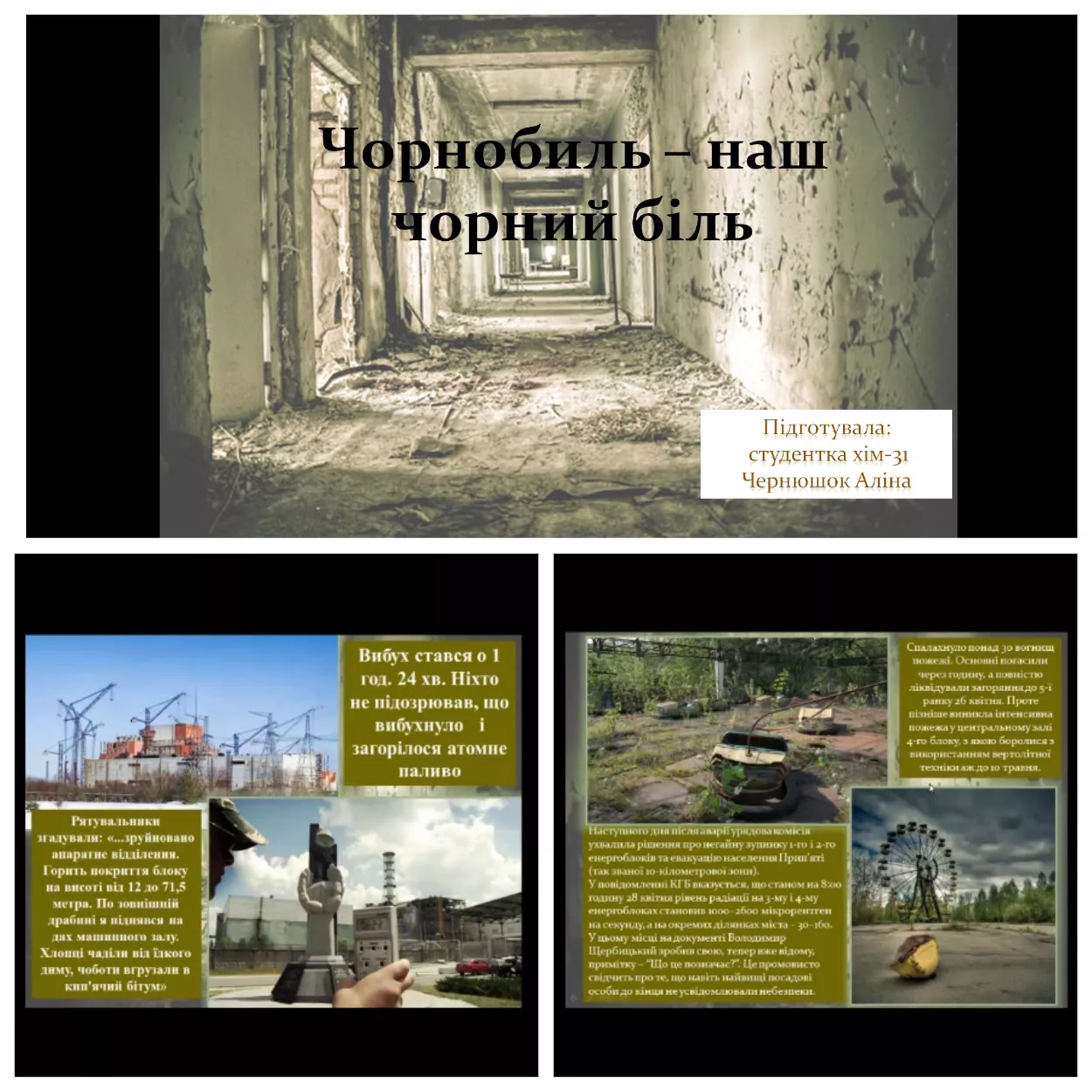 Чорнобиль – наш чорний біль