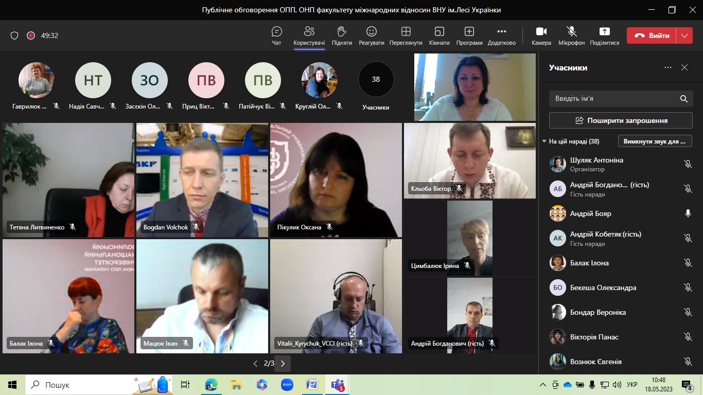 обговорення