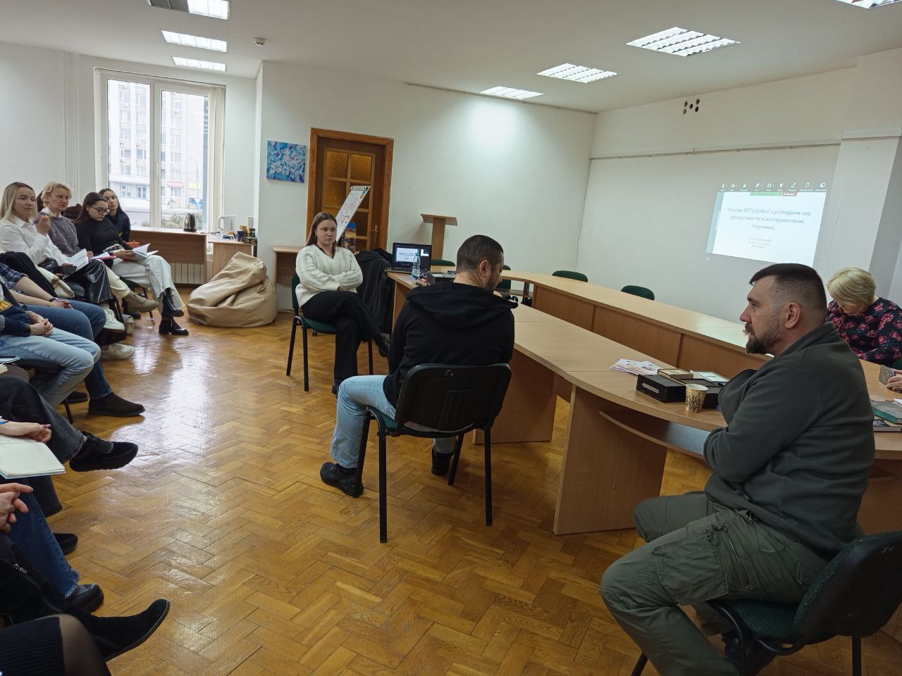 Навчання із застосування протоколів травмафокусованої терапії (TF-CBT) у роботі з військовослужбовцями та цивільними на кафедрі практичної психології та психодіагностики