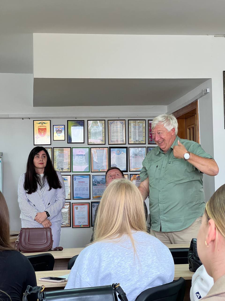 Ветерани армії США відвідали факультет психології