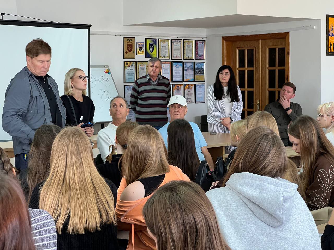 Ветерани армії США відвідали факультет психології