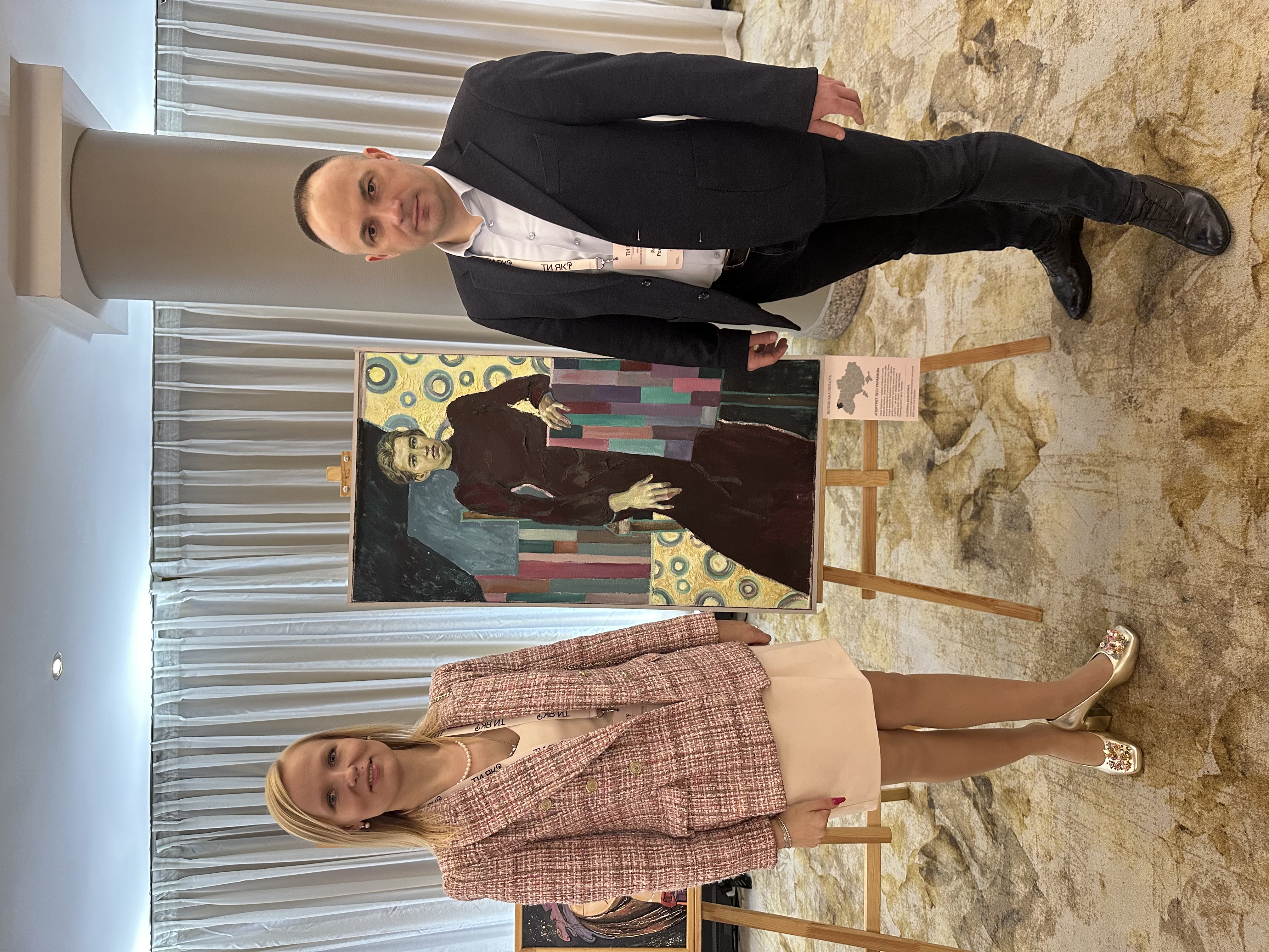 Леся Українка – символ стійкості волинян: робота студентки кафедри образотворчого мистецтва на виставці у Києві