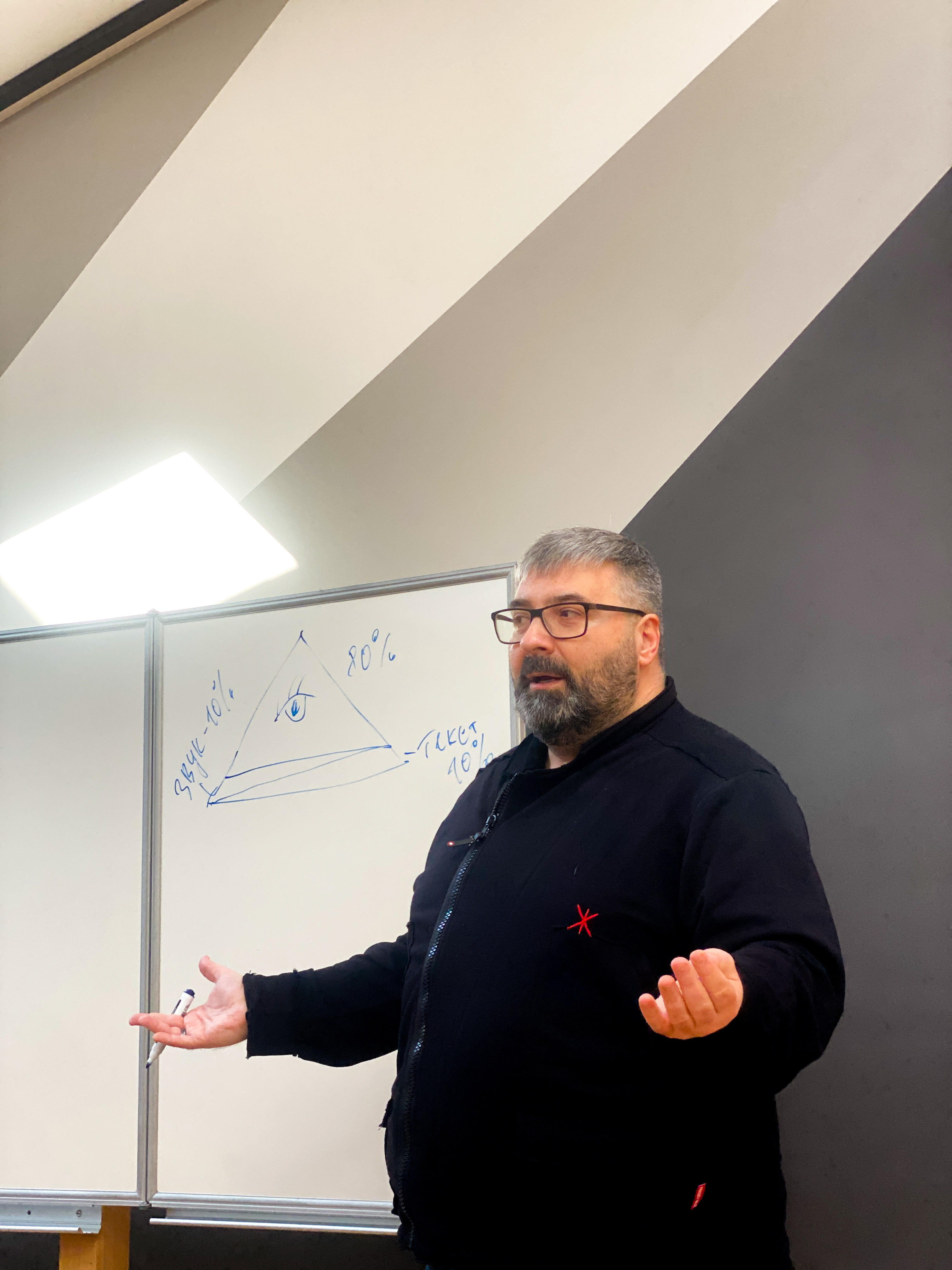 Студенти журналістики зустрілися з телеведучим і медіапродюсером Андрієм Богдановичем