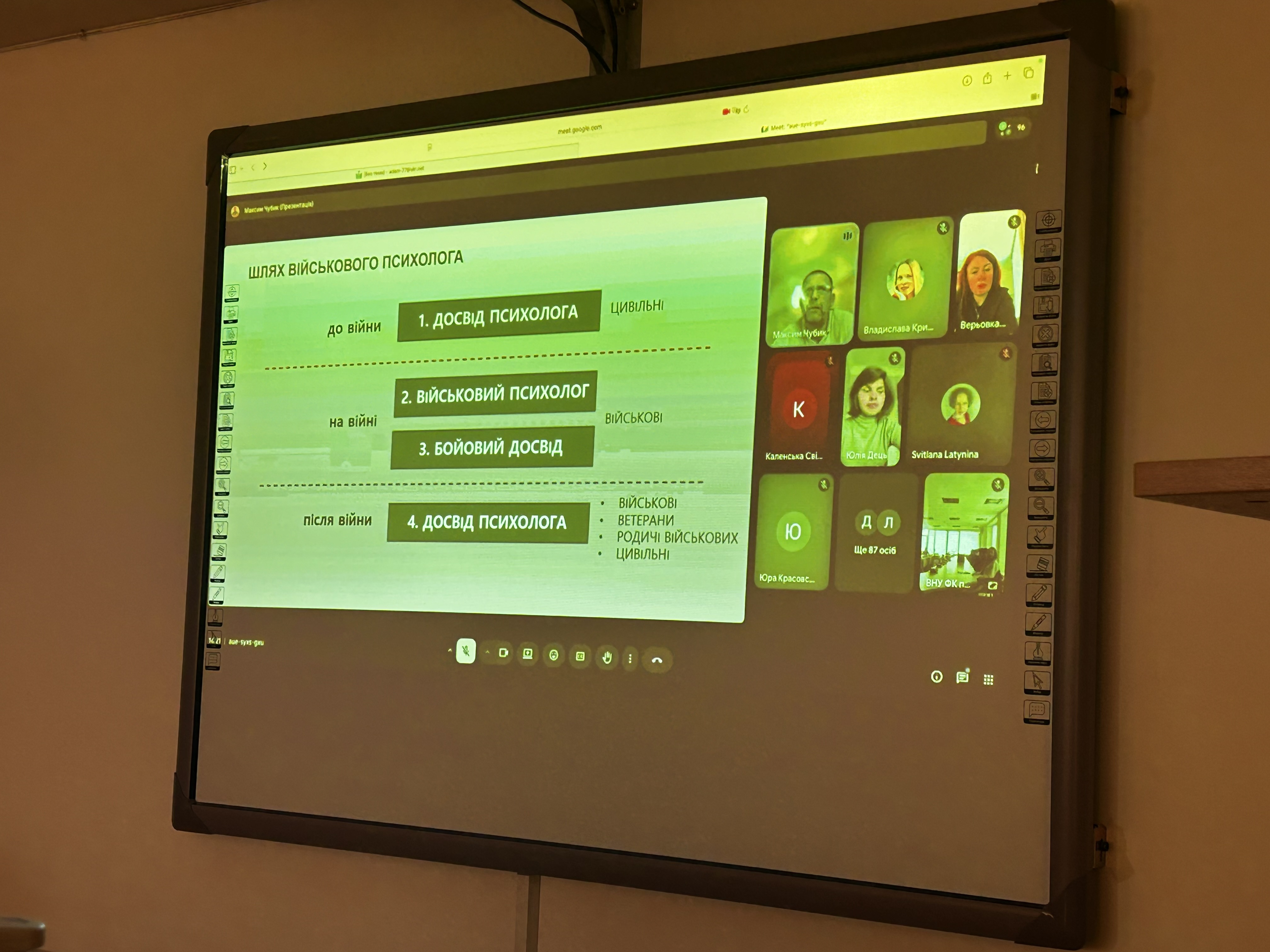 Гостьова лекція військового психолога як простір професійного зростання майбутніх фахівців