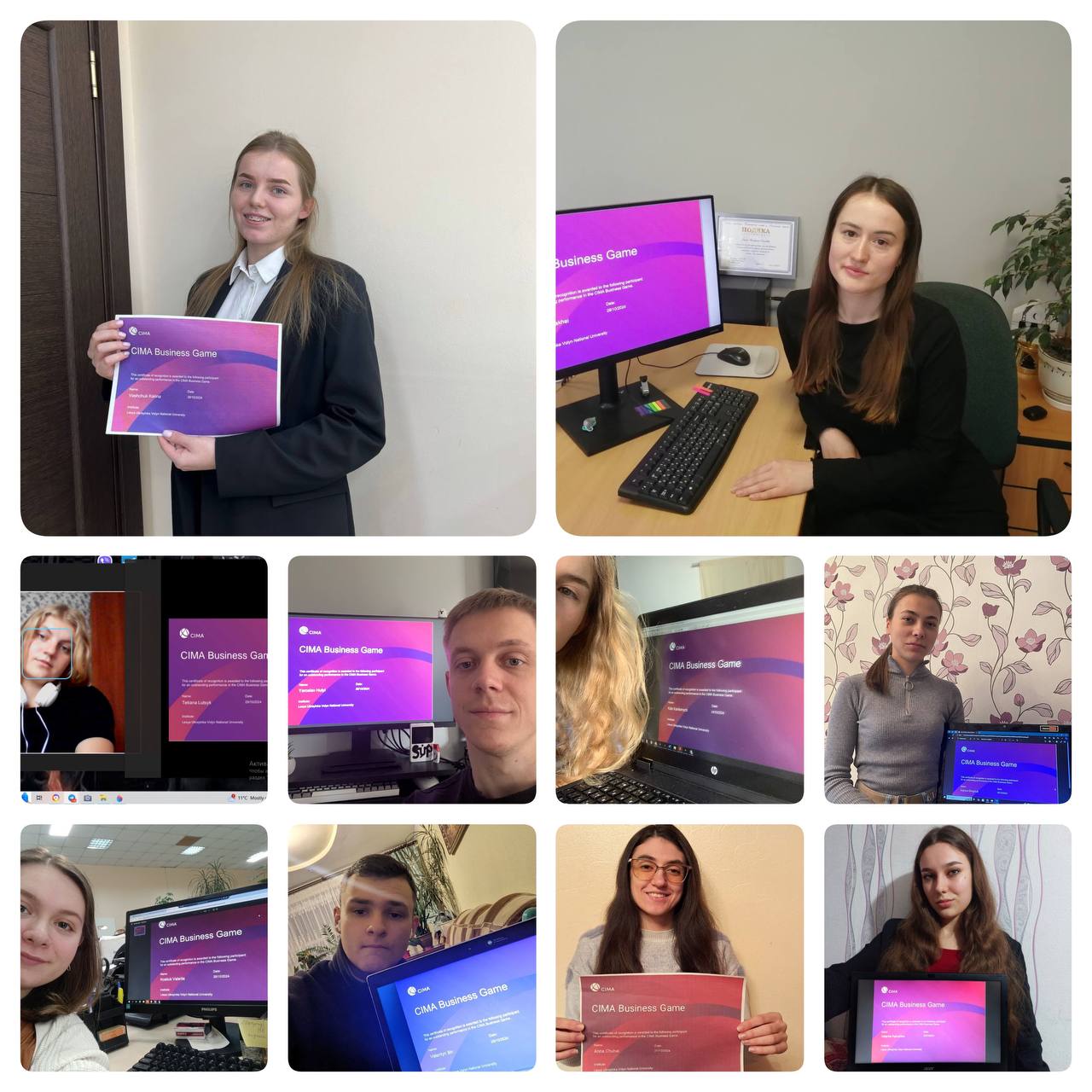 Вагома перемога Університету в Business Game від CIMA