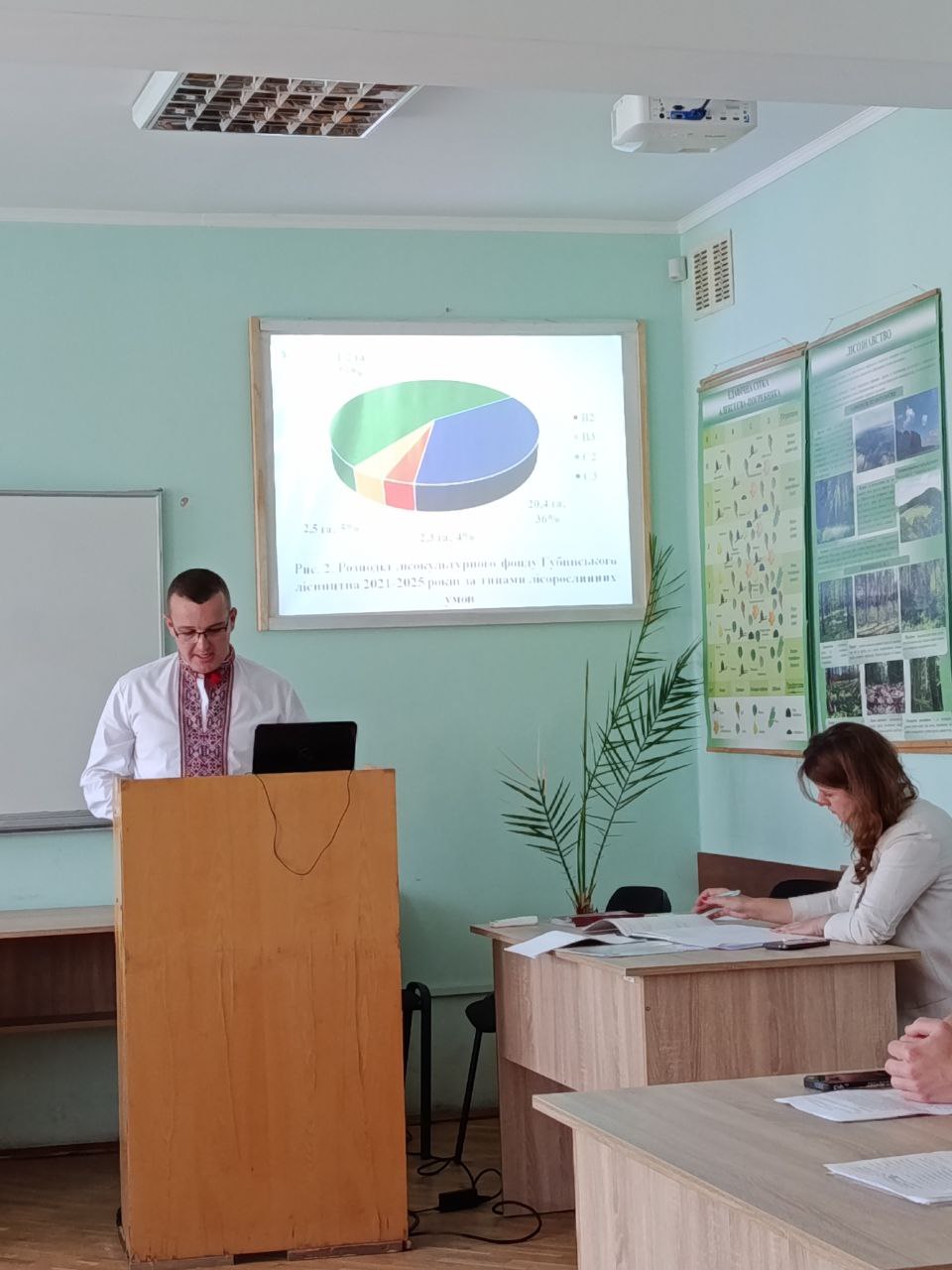 Захист бакалаврських робіт на кафедрі лісового та садово-паркового господарства