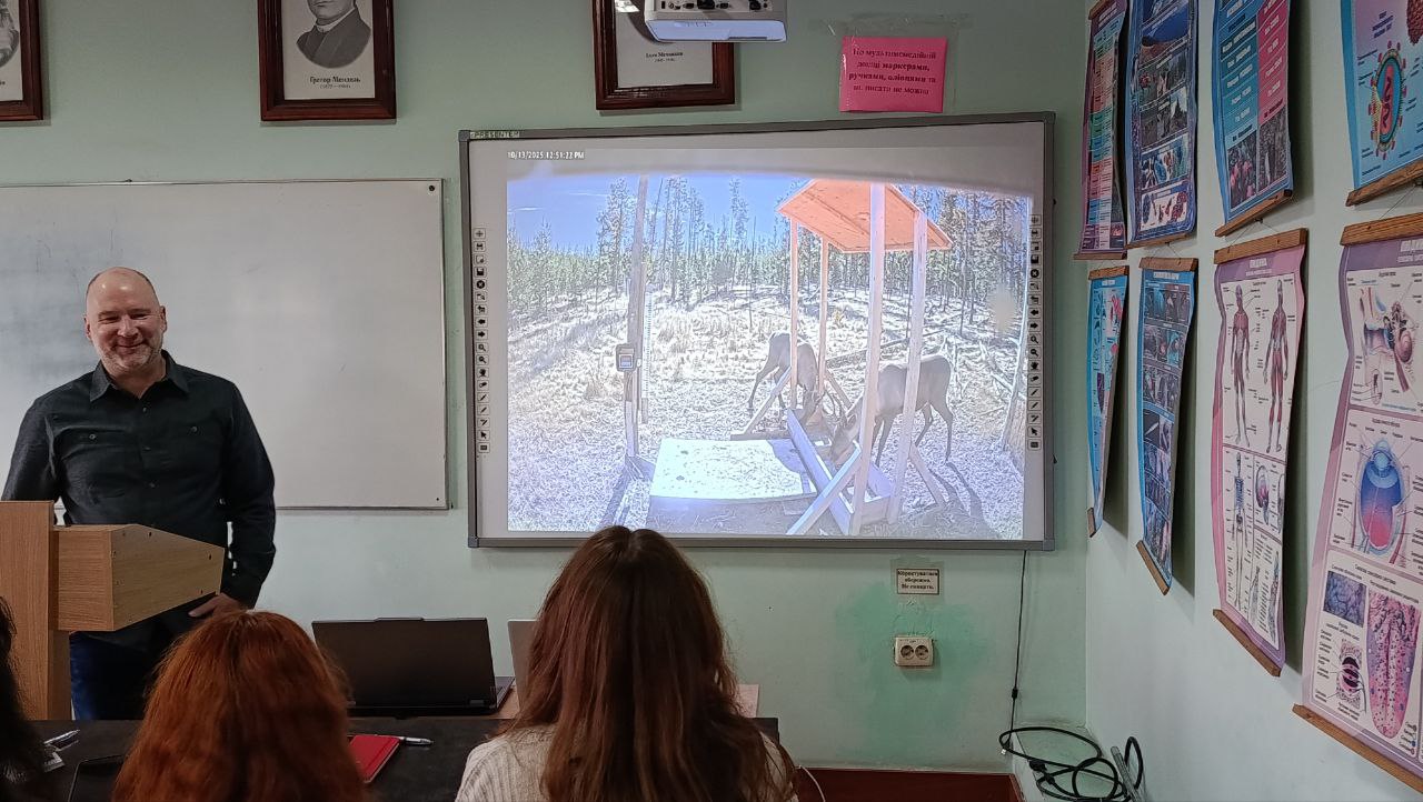 Лекція канадського дослідника Расселла Маккензі для здобувачів факультету біології та лісового господарства