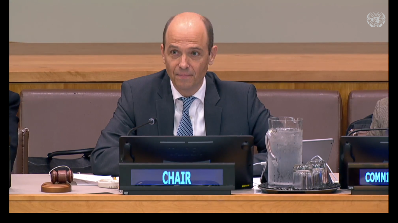 Аспірантка ФМВ виступила на засіданні комітету Генеральної Асамблеї ООН