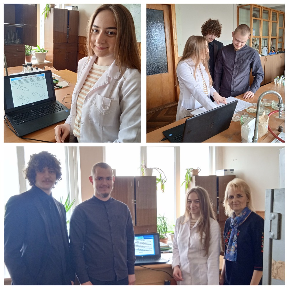 На кафедрі органічної хімії та фармації представили наукові розробки студентів