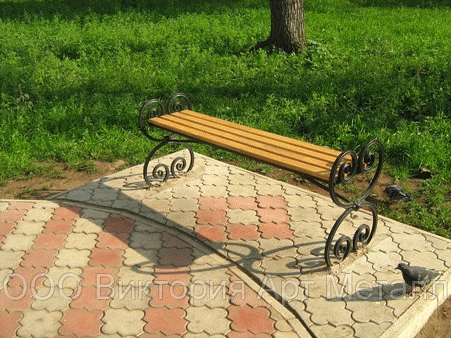 Кованая садовая мебель