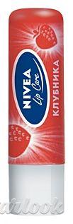 Бальзам для губ NIVEA "Фруктовое сияние" Клубника