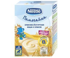 Каша Nestle Злаково-йогуртовая каша Nestle "Помога