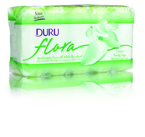 Мыло Duru Flora Белая лилия 