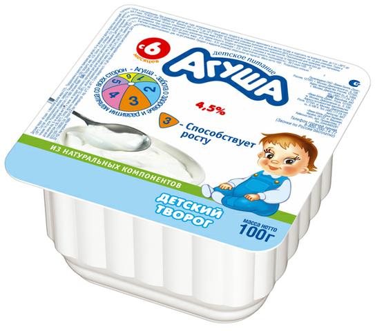 Творожок Агуша (с 6 месяцев)