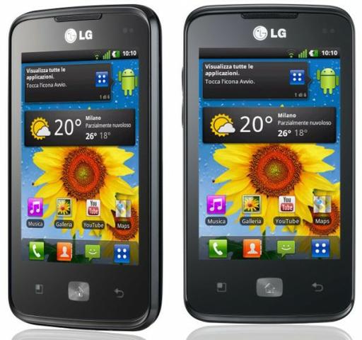 Телефон LG Optimus Hub