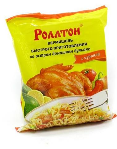 Лапша "Роллтон" со вкусом курицы