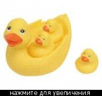 Игрушка для ванной "Уточка с утятами" Курносики