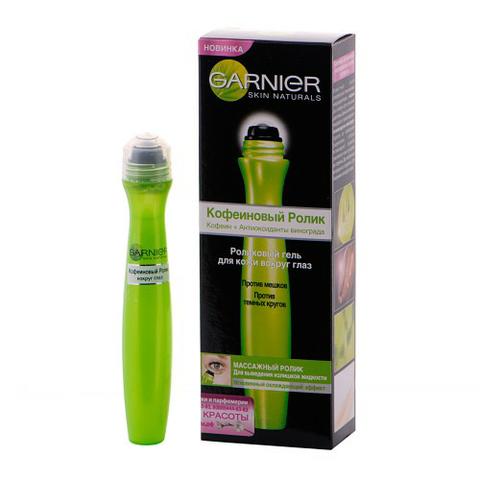 Гель для кожи вокруг глаз Garnier Кофеиновый ролик вокруг глаз