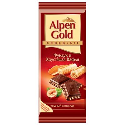 Alpen Gold «Фундук и Хрустящая Вафля», 100 г