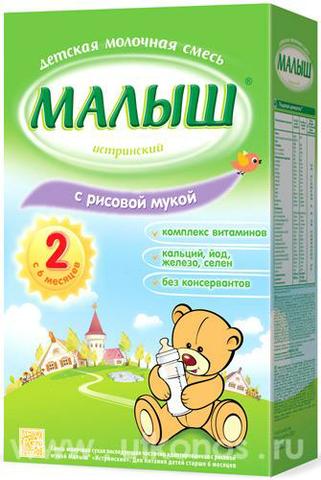 Детская молочная смесь Малыш истринский с рисовой