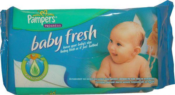 Влажные салфетки Pampers "Baby Fresh" с алоэ